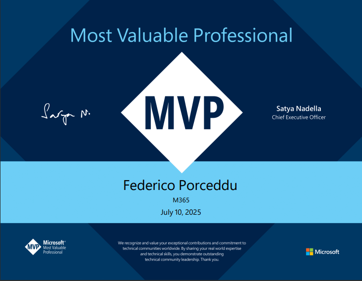 Microsoft MVP 2025/2026 – Five Years in a Row!